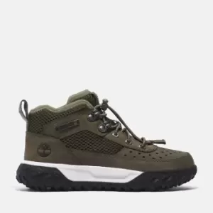 Image of Timberland Greenstride Motion 6 Trainer For Youth In Green Green Kids, Size 12.5