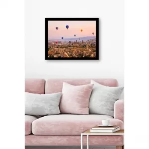 Image of SC0773 Multicolor Decorative Framed MDF Painting