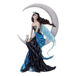 image of Moon Indigo Fairy Figurine By Nene Thomas