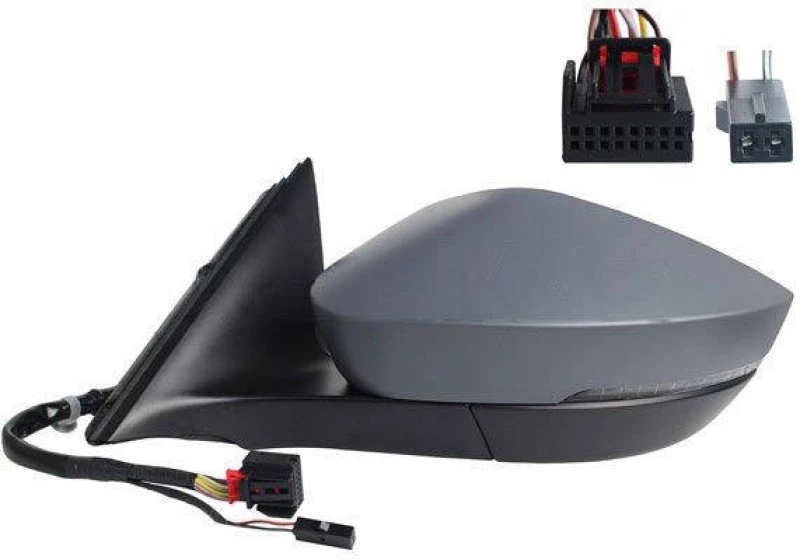 Image of ALKAR 6161732 Wing mirror Left, Electric, Convex, primed Outside Mirror (50)