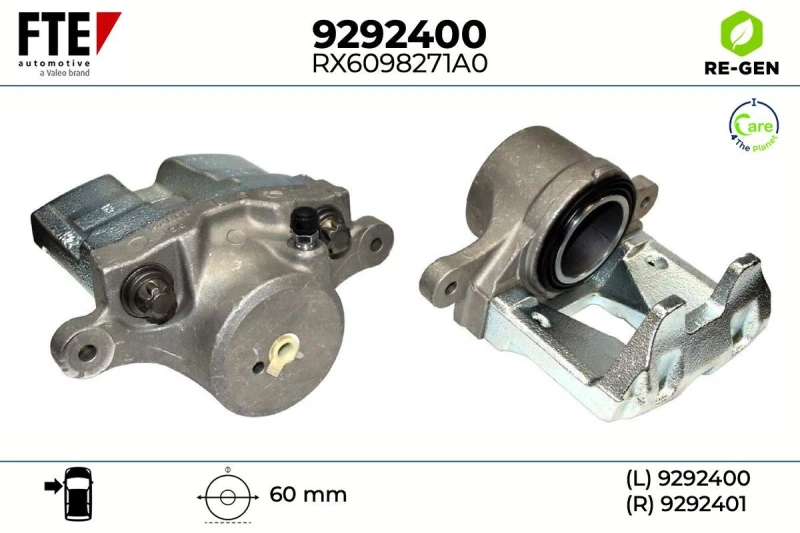 Image of Brake caliper FTE 9292400
