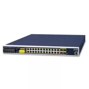 image of IGS-6325-24P4S - Managed - L3 - Gigabit Ethernet (10/100/1000) - Power over Ethernet (PoE) - Rack mounting - 1U