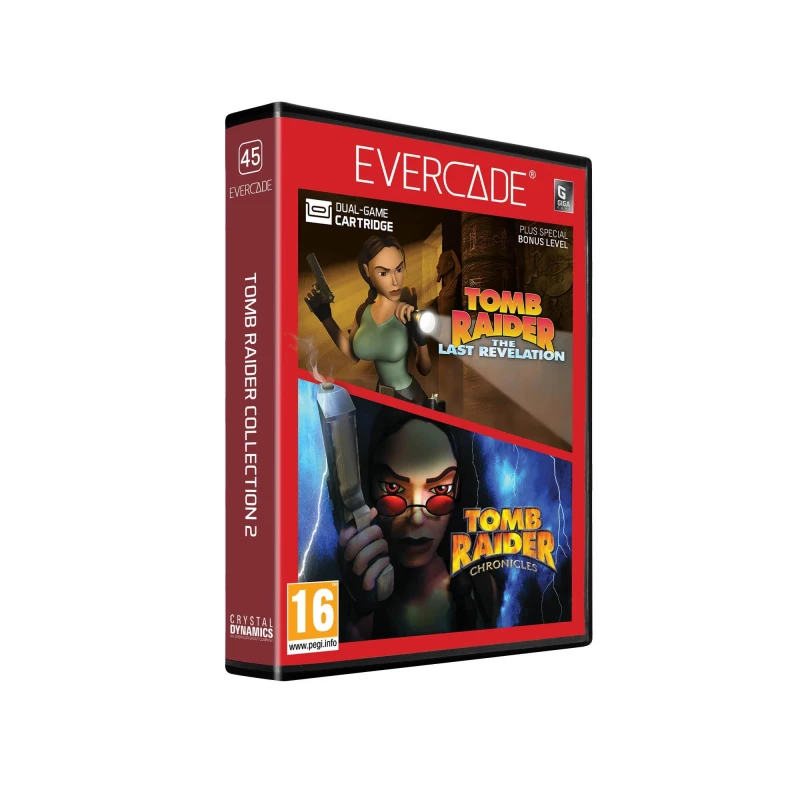 Image of Evercade TombRaid Clt 2 10 Retro Console Software Mint None 71592369000