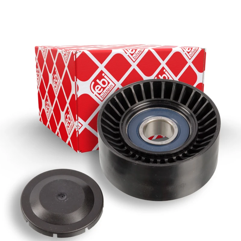 Image of Deflection / guide pulley, V-ribbed belt FEBI BILSTEIN 106881
