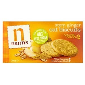 Image of Nairnamp39s Oat Biscuits Stem Ginger 200g