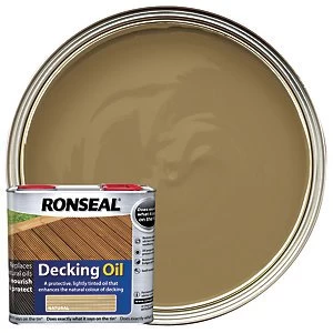 Image of Ronseal Decking Oil - Natural 2.5L
