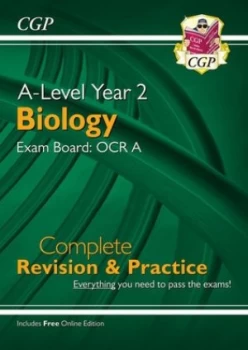 Image of A-Level Biology OCR A Year 2 Complete Revision & Practice with Online Edition by CGP Books