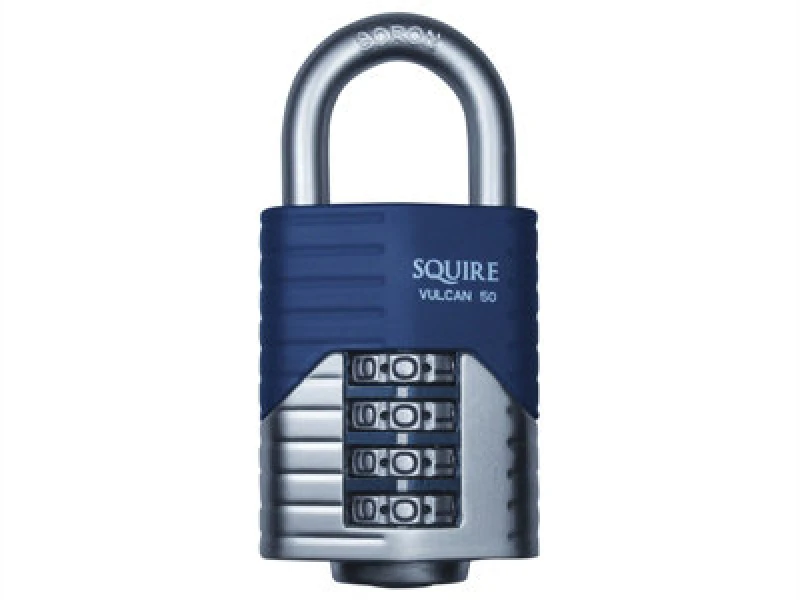 Image of Squire Squire - VC50BX Vulcan Open Boron Shackle Combination Padlock 50mm Boxed HSQVC50BX VC50BX