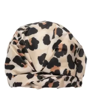 image of Kitsch Luxe Shower Cap (Various Colours) - Leopard