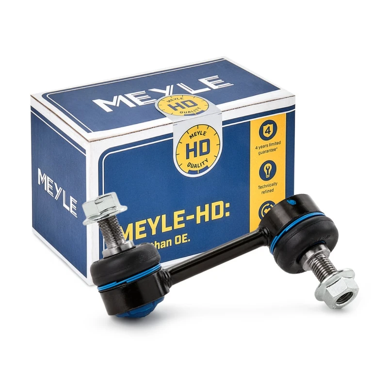 Image of MEYLE 15-16 060 0011/HD Anti-roll bar link Quality, Front Axle Right Steel Link Stabiliser (3229)