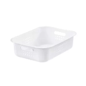 Image of SmartStore Recycled Storage Basket 6 Litre, Grey