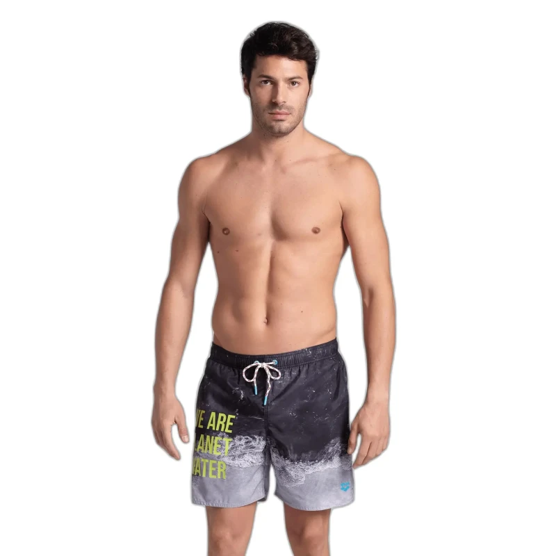 Image of Swim shorts Arena Water Print Noir Male L
