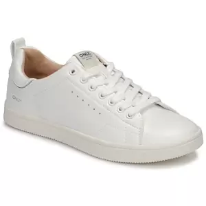 image of Only SHILO PU womens Shoes Trainers in White