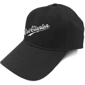 Image of Eric Clapton - Script Logo Unisex Baseball Cap - Black