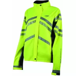 Image of Weatherbeeta Childrens/Kids Waterproof Lightweight Reflective Jacket (M) (Hi Vis Yellow) - Hi Vis Yellow