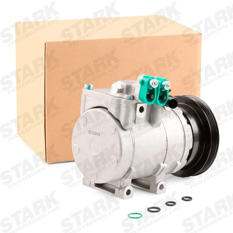 Image of STARK SKKM-0340239 AC Compressor PAG 46, Refrigerant: R134a Compressor,air conditioning (447)