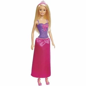 image of Barbie Princess Doll Blonde Doll Pink Dress