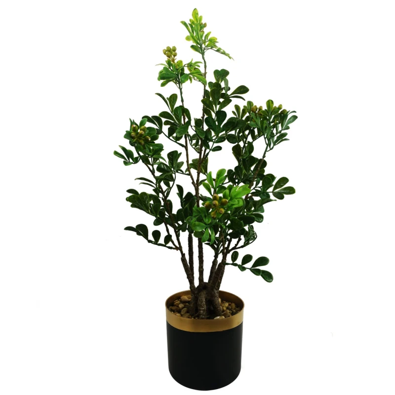 Image of N/A 60cm Artificial Aglaia Odorata Bonsai Ficus Tree