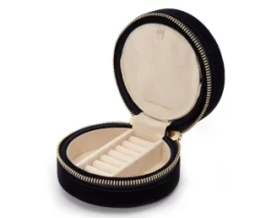 Image of WOLF Jewellery Travel Case Zoe Round Indigo