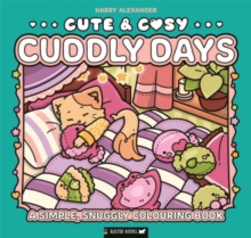 Image of Cute & Cosy: Cuddly Days : A Simple, Snuggly Colouring Book Paperback / softback