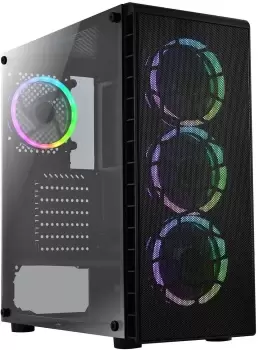 Image of CiT Raider Air Mid Tower Case - Black USB 3.0