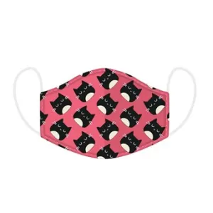 Image of Feline Fine Cat Reusable Face Covering - Large