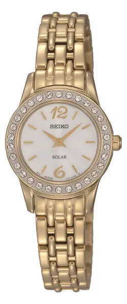 image of Seiko Watch Solar Ladies - White SO-1019