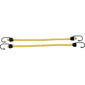 image of Light Duty Bungee Standard 2 Steel Hooks Yellow 18"