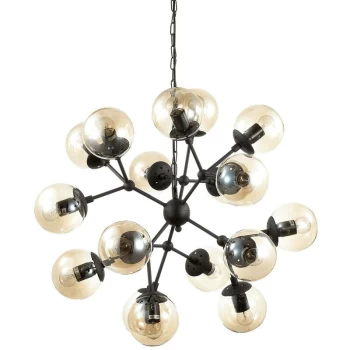 Image of Ideal Lux Kepler - Light Ceiling Pendant Black