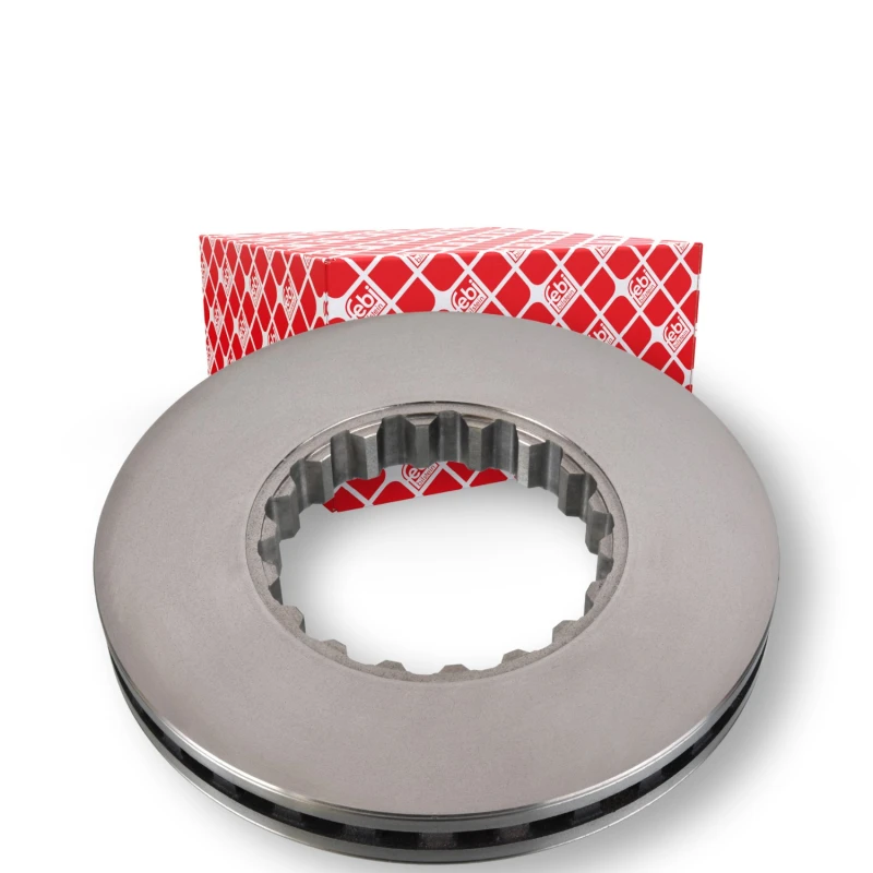Image of FEBI BILSTEIN 179015 Brake disc Front Axle, internally vented, Coated Brake Disc (82)