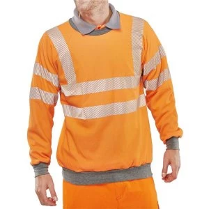 Image of Click Arc Flash GORT Sweatshirt 2XL Orange Ref CARC56ORXXL Up to 3 Day