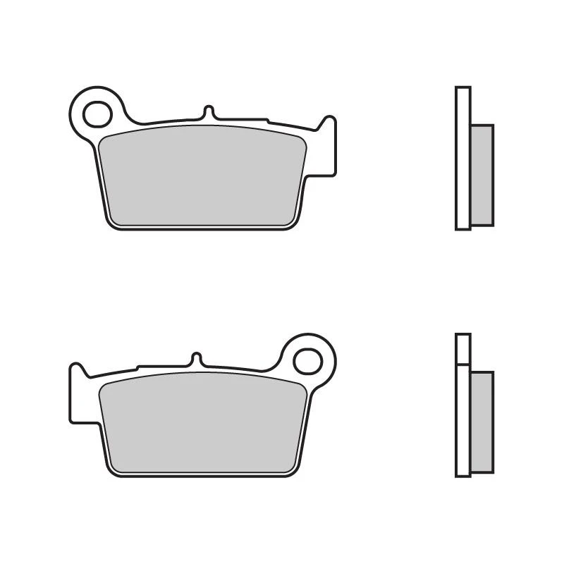 Image of BREMBO 07YA41SX Brake pad set PRIME - Sinter - SX Front and Rear Brake Pad Set,disc brake (402)