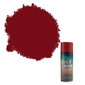 Image of Rust-Oleum Quick colour Red Gloss Multi-surface Spray Paint 400ml