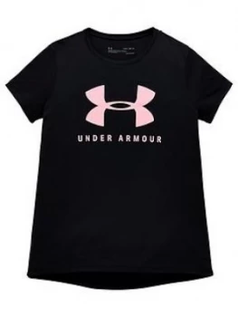 Image of Urban Armor Gear Tech Solid Graphic Big Logo Short Sleeved T-Shirt - Black