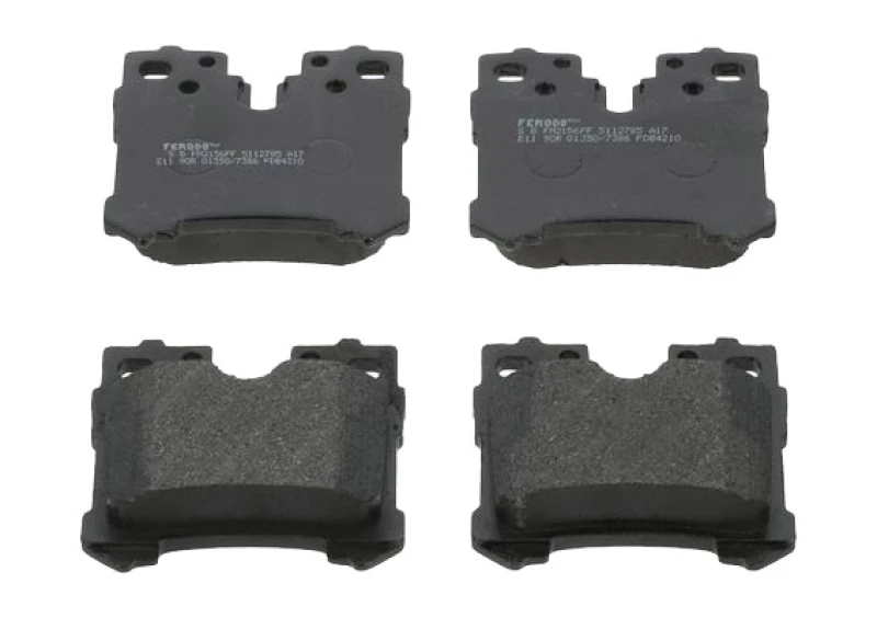 Image of FERODO FDB4210 Brake pad set prepared for wear warning indicator, without accessories Brake Pad Set,disc brake (402)