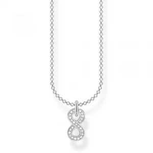 THOMAS SABO Silver Cubic Zirconia Infinity Necklace KE2067-051-14-L45V