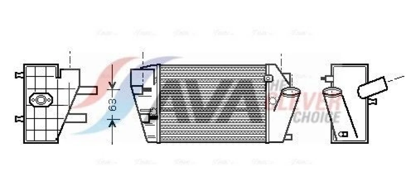 Image of Intercooler AVA COOLING SYSTEMS AIA4187