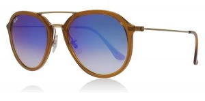 Image of Ray-Ban RB4253 Sunglasses Shiny Brown 62388B 53mm