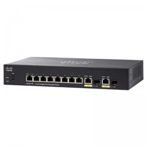 image of Cisco Small Business SG350-10P 10 ports Managed Switch