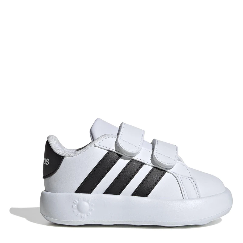 Image of adidas Grand Court Shoes Infants White/Black male C3 (19)