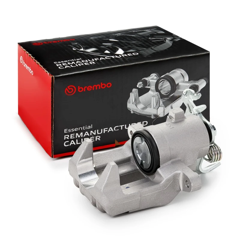 Image of BREMBO F 85 220 Brake caliper ESSENTIAL LINE Rear Axle Left Aluminium Brake Caliper (78)