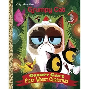 Image of Grumpy Cat's First Worst Christmas by Stephanie Laberis, Golden Books (Hardback, 2017)