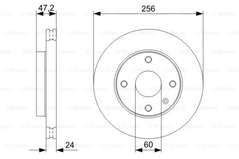 Image of Brake disc Bosch 0 986 479 328