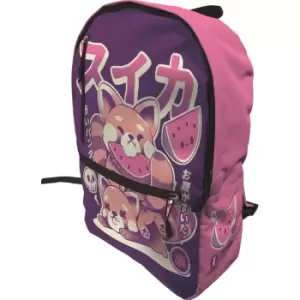 Image of Ilustrata Watermelon Backpack (One Size) (Purple/Pink/White)