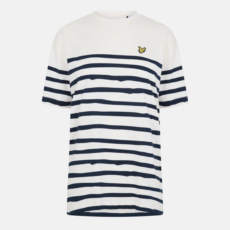 Image of Lyle and Scott Lyle C Breton Tee - White White 6