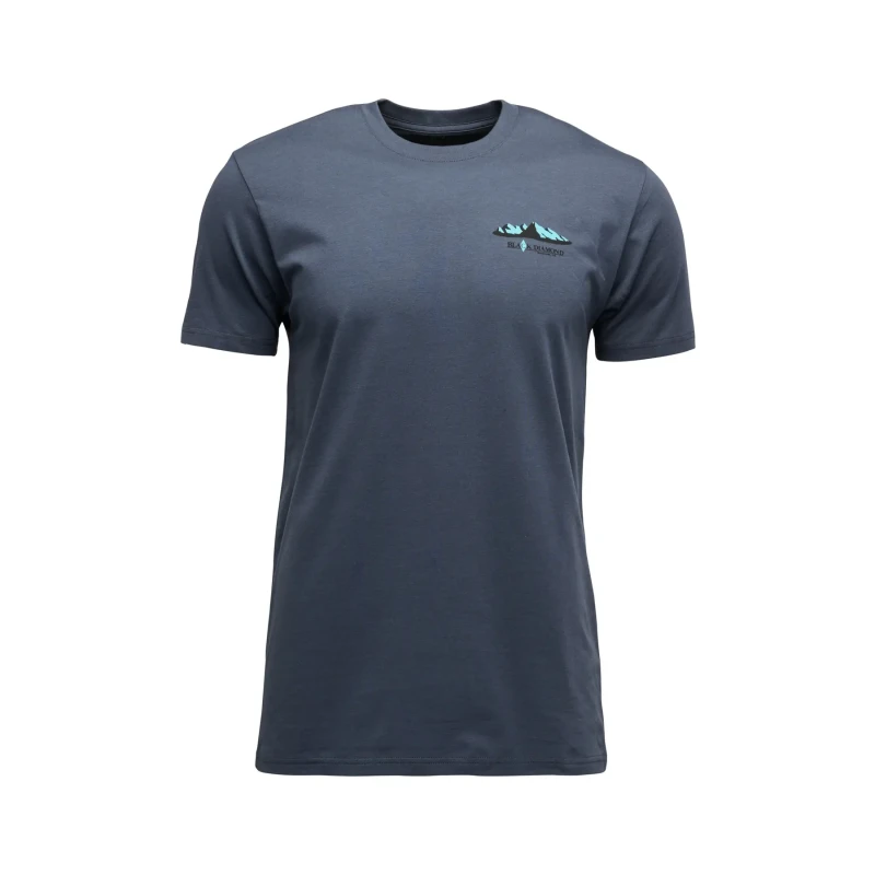 Image of T-Shirt Black Diamond Mountainscape Bleu Male M
