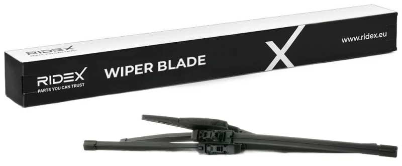 Image of RIDEX 298W17051 Wiper blade 575mm, Front and Rear, Standard Wiper Blade (298)