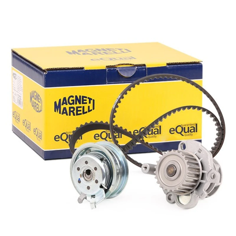 Image of MAGNETI MARELLI Water pump and timing belt kit MAGNETI MARELLI 132011160008