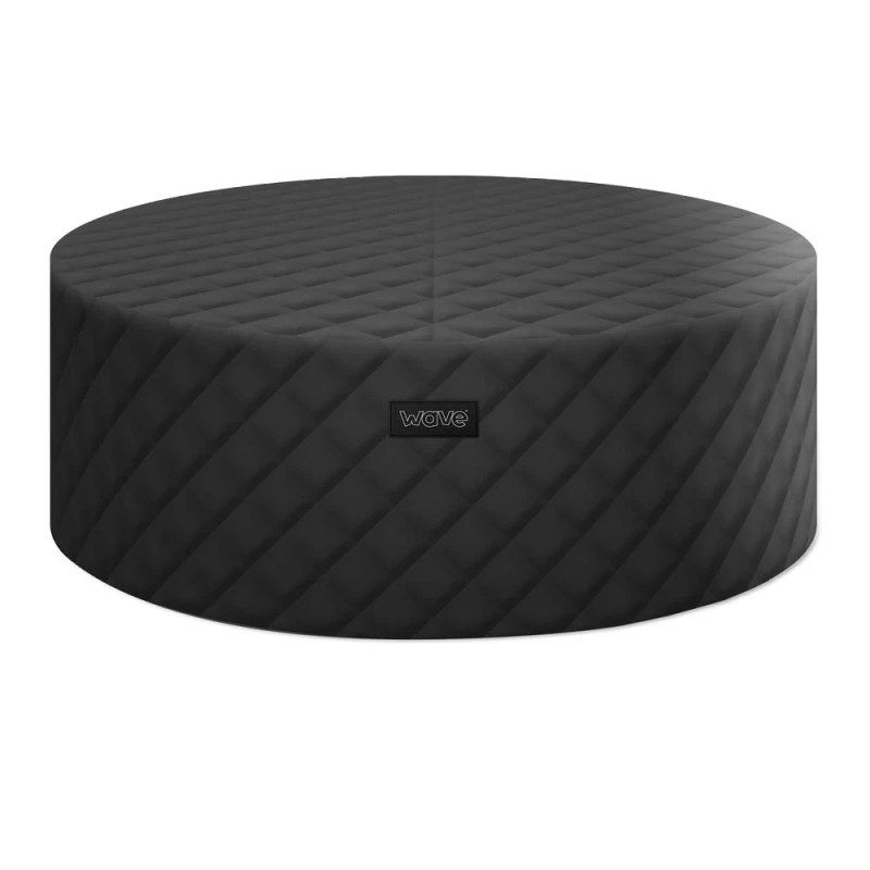 Image of Wave Spas Tahoe Round Energy Save Thermal Hot Tub Cover - 4/6 Person in Black Size: 6 Person Black Unisex 6 Person