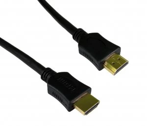 image of Cables Direct High Speed 1M Black Cable